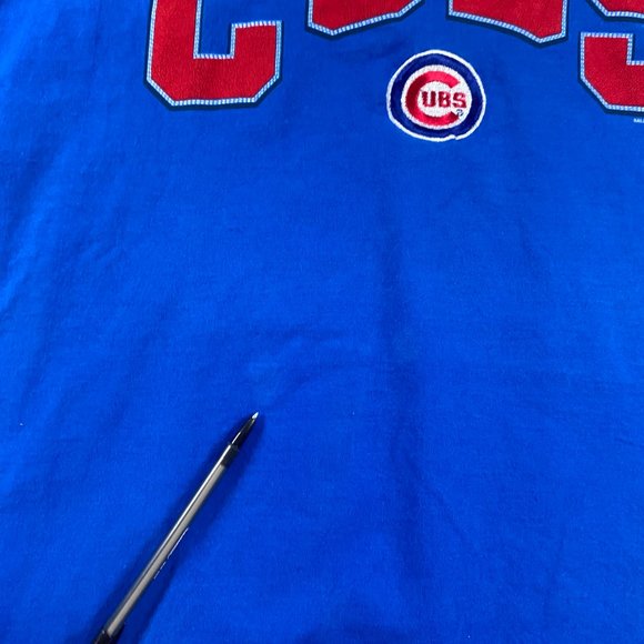 Vintage 90s Chicago Cubs T Shirt Mens 2XL Cotton MLB Baseball XXL Pro Player - Picture 3 of 9
